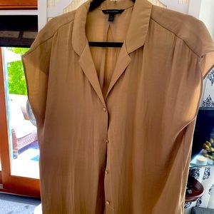 Banana Republic resort shirt in sand.